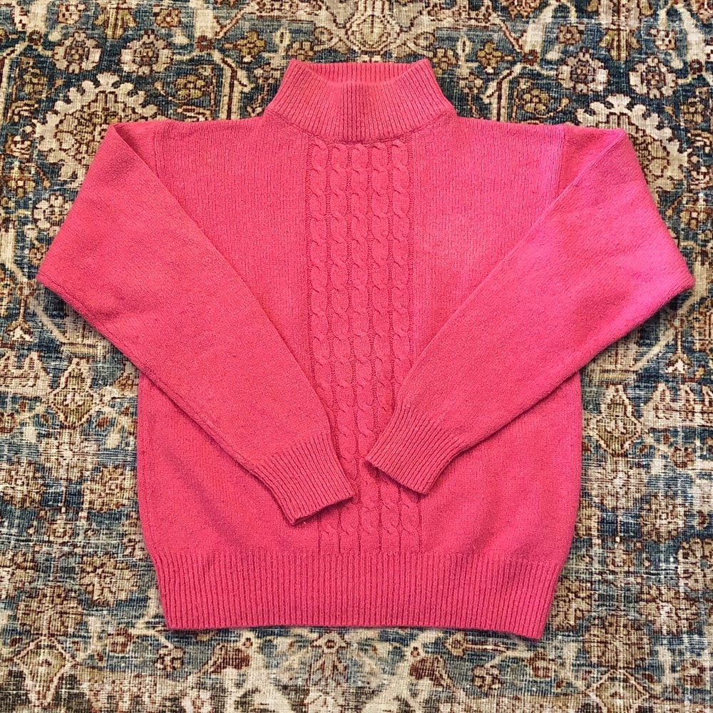 Vintage mock neck sweater